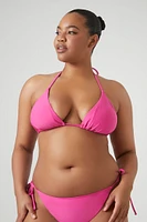 Plus Triangle Bikini Top