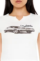 Los Angeles Muscle Car Baby Tee