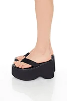 Platform Thong Wedges