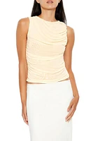 Ruched Sleeveless Top