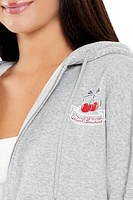 Mon Cherie Cherry Zip-Up Hoodie