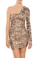 Sequin Leopard Mini Dress