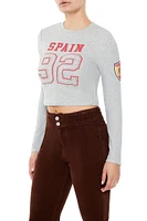 Spain 92 Graphic Cropped Tee