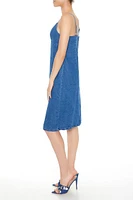 Sweetheart Denim Midi Dress