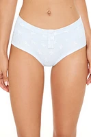 Seamless Bow Print Shortie Panties