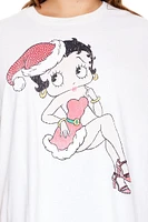 Plus Santa Betty Boop Tee