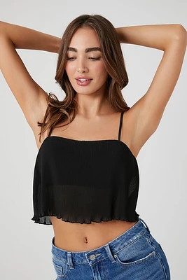 Chiffon Cropped Cami