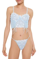 Butterfly Corset Cami & Panties Set