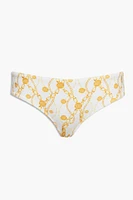 Chain Print Cheeky Bikini Bottoms