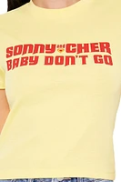 Sonny & Cher Graphic Baby Tee