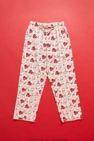 Hello Kitty Card Print Pajama Pants