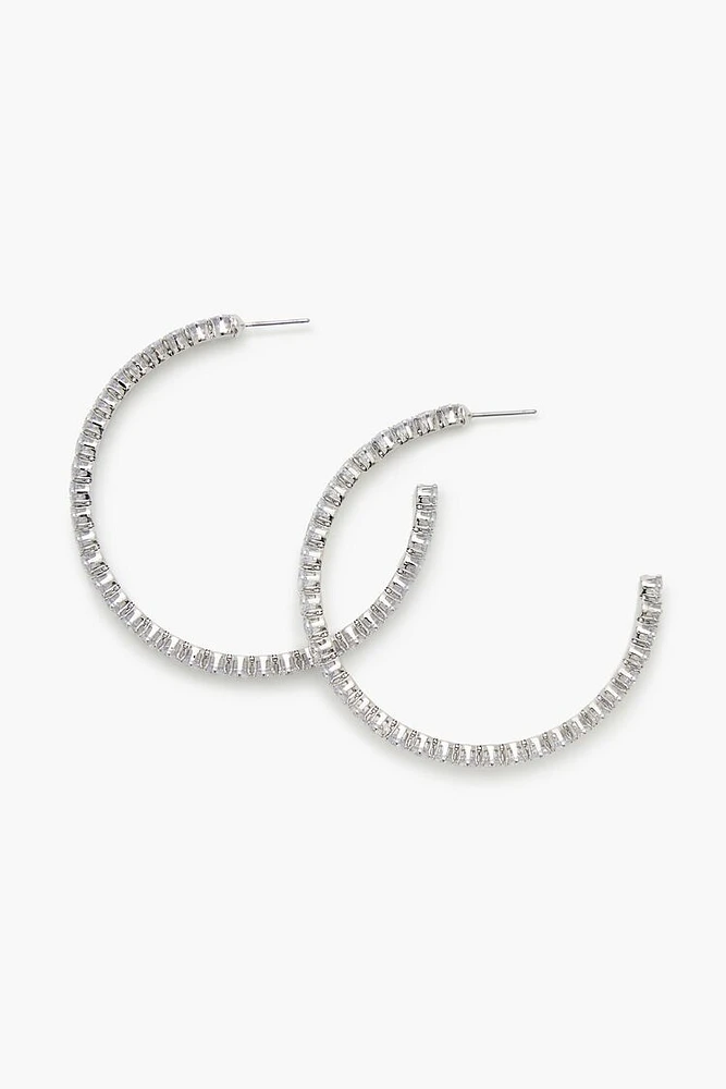 CZ Hoop Earrings