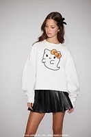 Ghost Hello Kitty Graphic Pullover