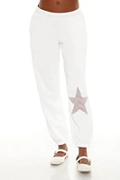 Gingham Star Patch Joggers