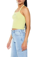 Dolphin Graphic Halter Top