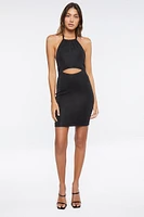 Cutout Halter Mini Dress