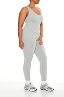 Plus Seamless Ribbed Jumpsuit