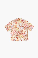 Girls Tropical Floral Print Shirt (Kids)