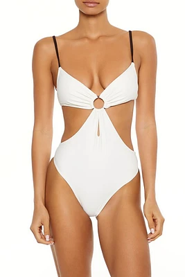 O-Ring Cutout Monokini One-Piece Swimsuit