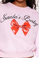 Santas Baby Graphic Pullover