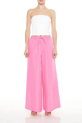 Drawstring Wide-Leg Pants