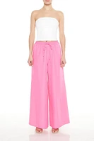 Drawstring Wide-Leg Pants