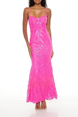 Sequin Mermaid Maxi Dress