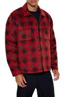 Plaid Drop-Sleeve Shacket