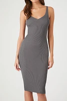 Ribbed Bodycon Midi Tank Dress