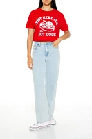 Just Here For the Hot Dogs Tee