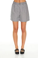 Tweed Plaid Vest & Shorts Set