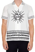 Barbed Wire Heart Graphic Shirt