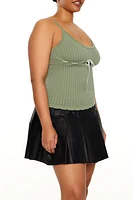 Plus Ribbon-Trim Cami