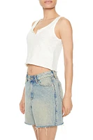 Cropped High-Low Tank Top