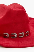 Buckled-Trim Cowboy Hat