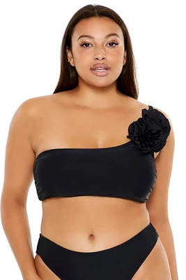 Plus Rosette Bikini Top