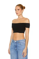 Sweater-Knit Crop Top