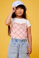 Girls Plaid Cami (Kids)