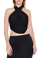 Crisscross Halter Crop Top