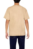 Washed Shoulder-Panel Tee