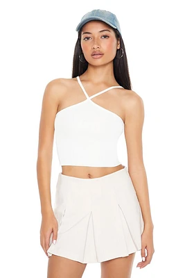 Sweater-Knit Cropped Cami