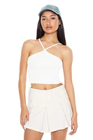 Sweater-Knit Cropped Cami