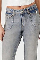 Stretch-Denim Bootcut Jeans