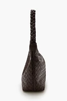 Basketwoven Shoulder Bag