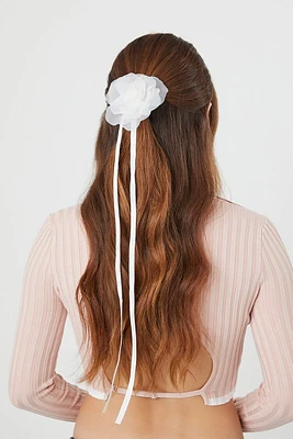 Floral Rosette Hair Tie