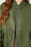 Zip-Up Bomber Jacket