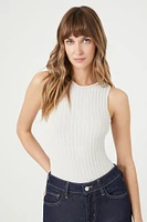 Seamless Ribbed Knit Bodysuit