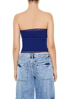 Cropped Bow Tube Top