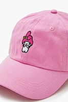 Embroidered My Melody Baseball Cap