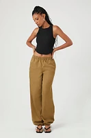 Sweater-Knit Cropped Tank Top